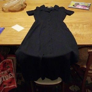 Midi Navy Blue Dress
